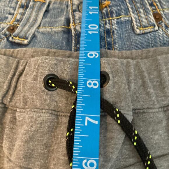 Nike Sweatpants Women S Gray Black Stripe Cotton Stretch Knit Drawstring Joggers - Picture 8 of 10